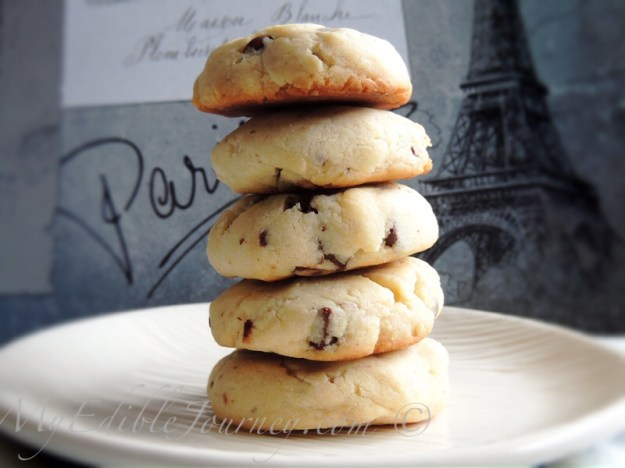 Chocolate chip condensed milk cookies