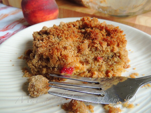 Peach Raspberry Platz |My Edible Journey