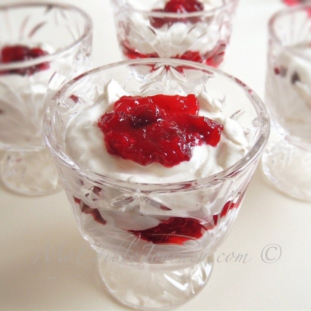 Cranberry Clementine Parfait | My Edible Journey