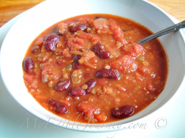 Veggie Chili | My Edible Journey