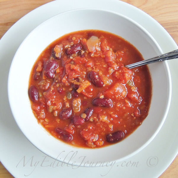 Veggie Chili | My Edible Journey