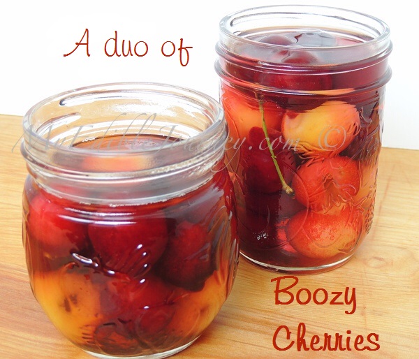 A Duo Of Boozy Cherries | My Edible Journey