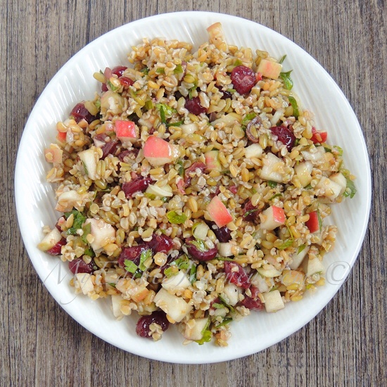 Whole Grain Apple Salad | My Edible Journey