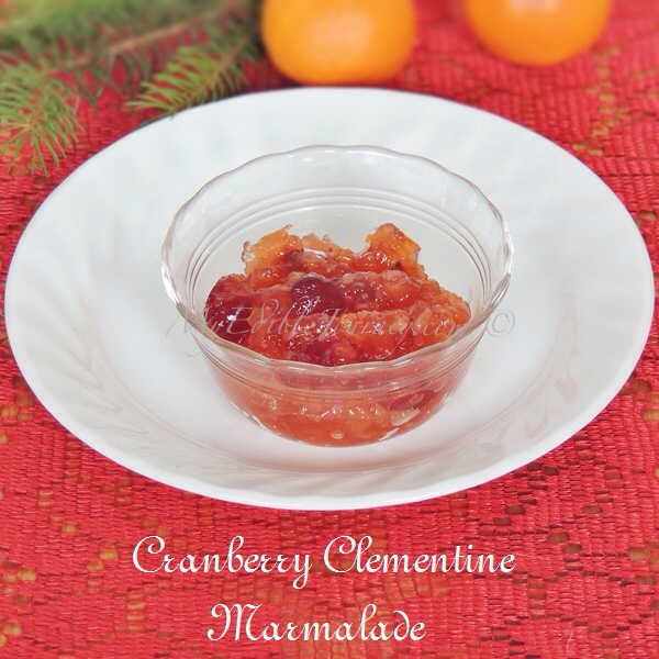 Cranberry Clementine Marmalade | My Edible Journey