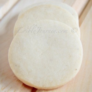 Vanilla Bean Shortbreads | My Edible Journey